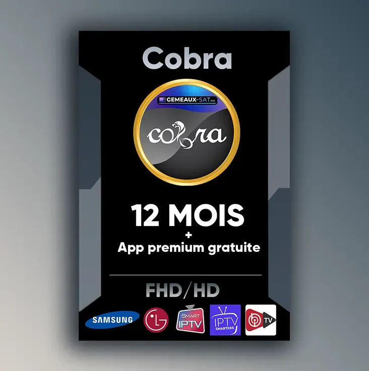 Abonnement COBRA IPTV - Haute Définition