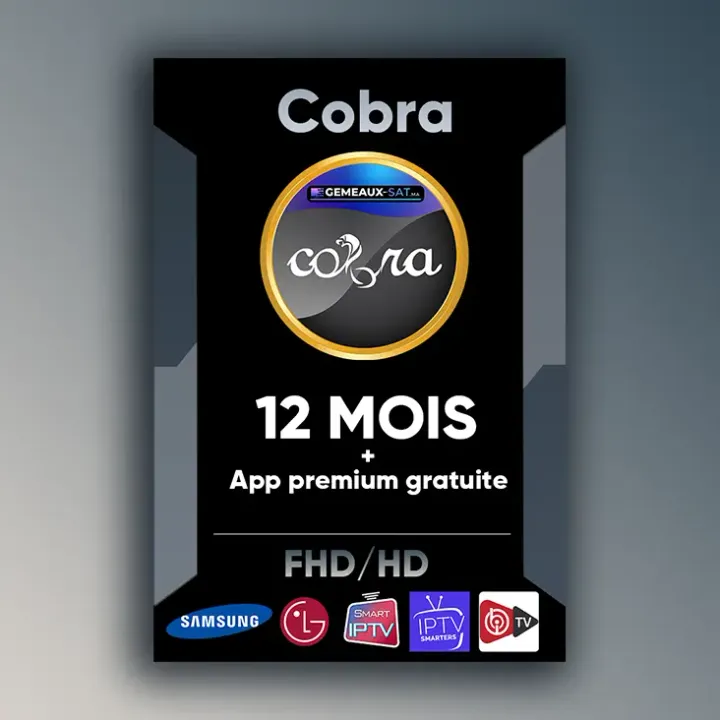 Abonnement COBRA IPTV - Haute Définition