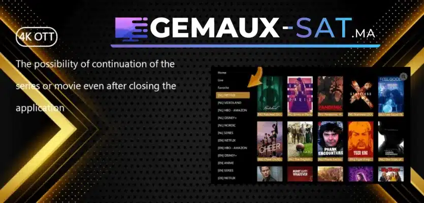 Abonnement IPTV 4K OTT
