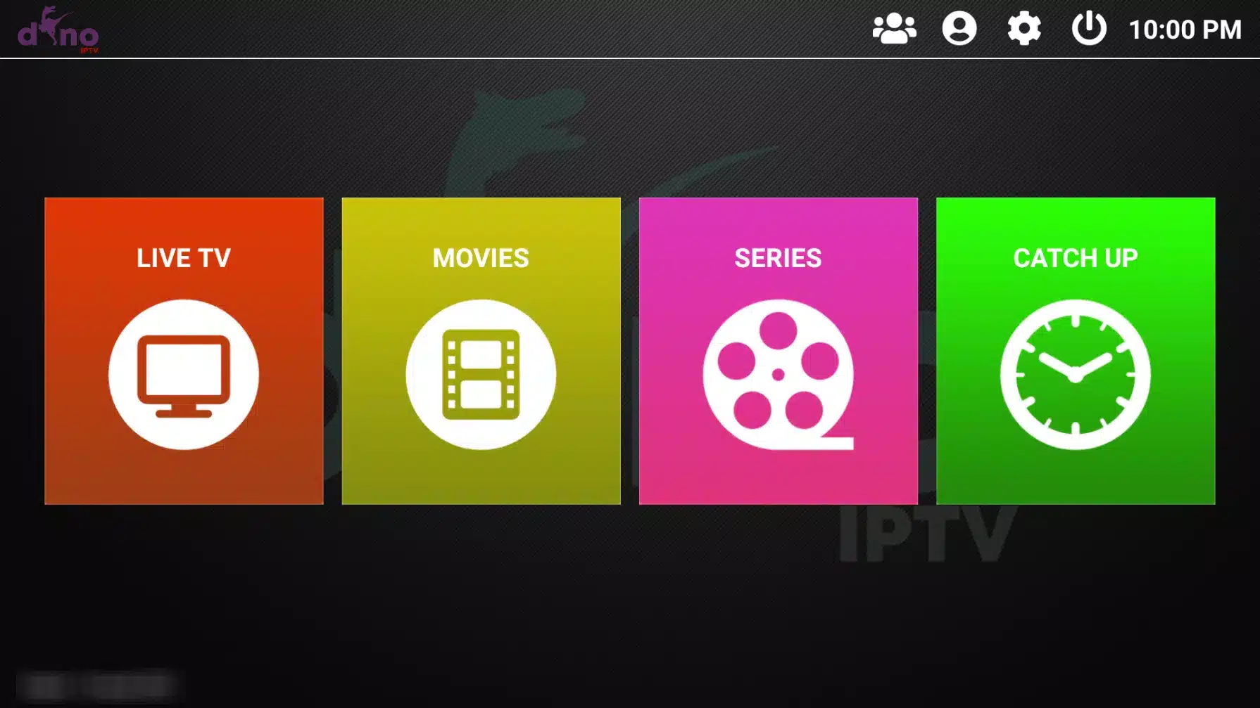 Interface Dino IPTV