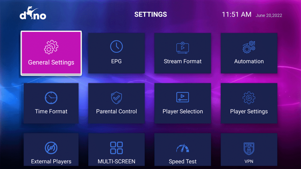 Dino IPTV - Abonnement IPTV