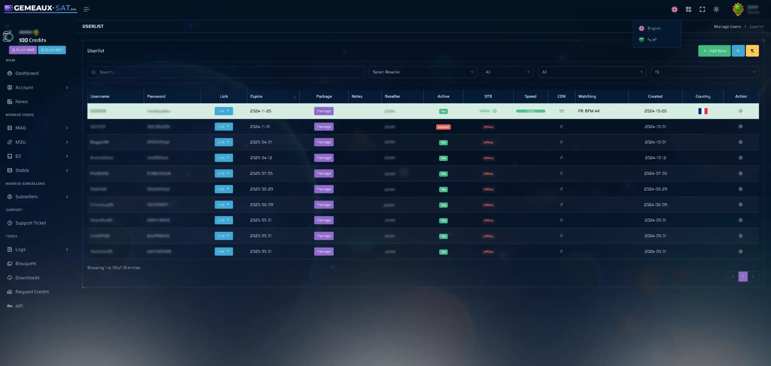 revendeurs iptv panel